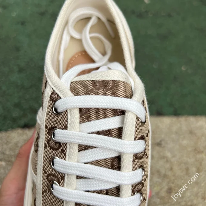Gucci Platform Canvas Shoes 5cm Invisible Height Increase
