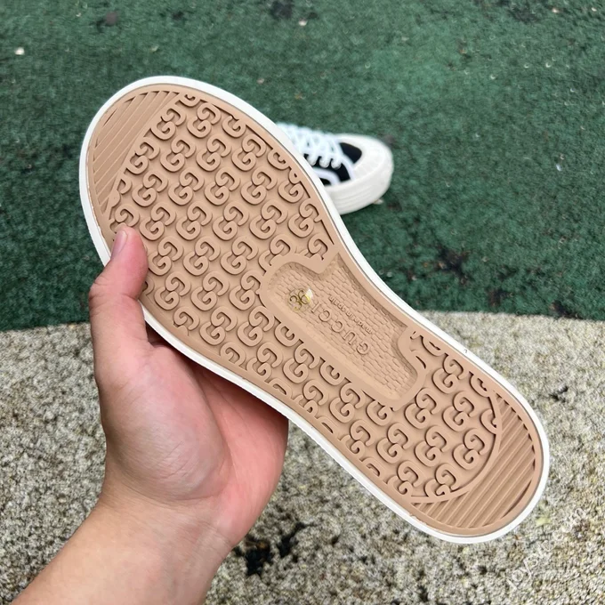 Gucci Platform Canvas Shoes 5cm Invisible Height Increase