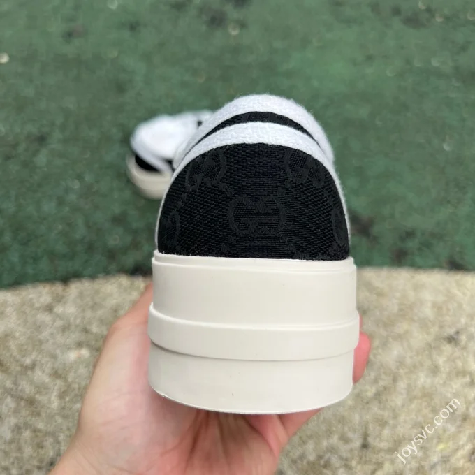 Gucci Platform Canvas Shoes 5cm Invisible Height Increase