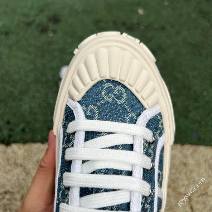 Gucci Platform Canvas Shoes 5cm Invisible Height Increase