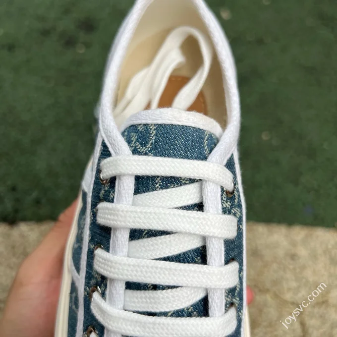 Gucci Platform Canvas Shoes 5cm Invisible Height Increase