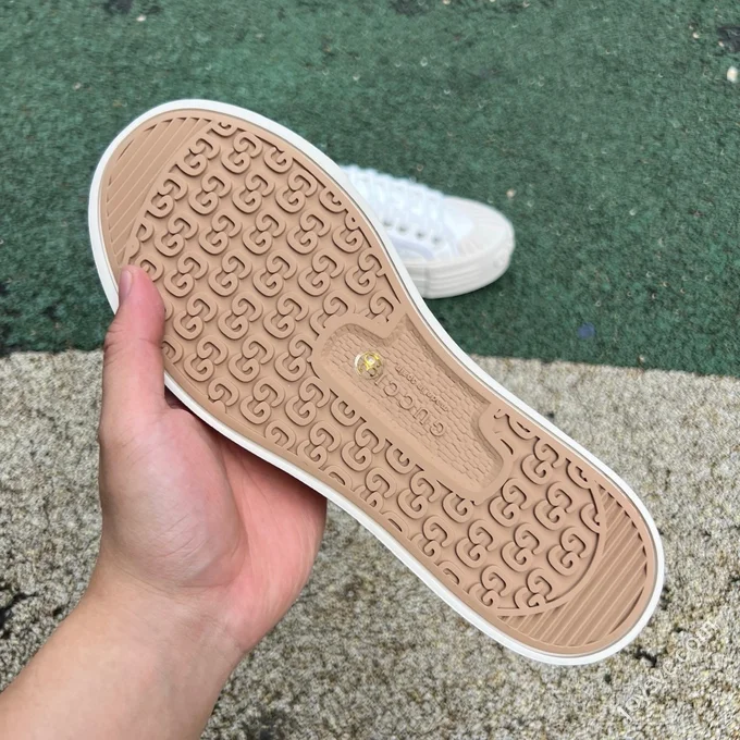 Gucci Platform Canvas Shoes 5cm Invisible Height Increase