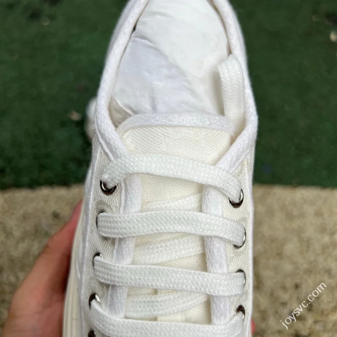 Gucci Platform Canvas Shoes 5cm Invisible Height Increase