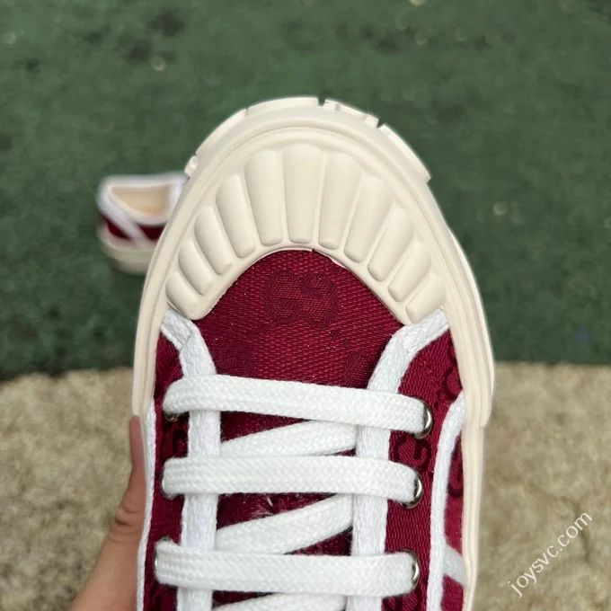 Gucci Platform Canvas Shoes 5cm Invisible Height Increase
