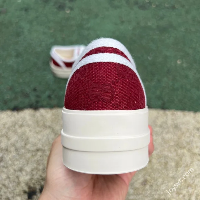 Gucci Platform Canvas Shoes 5cm Invisible Height Increase
