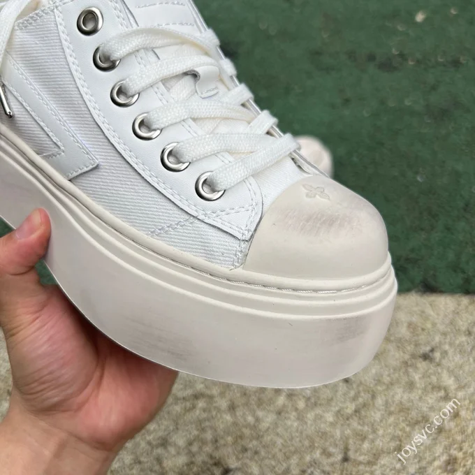 SMFK Garden Vintage Skate Low Flower Series Low Top Platform Sneakers