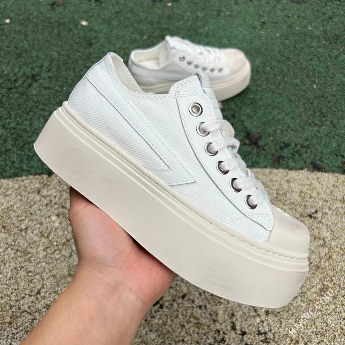 SMFK Garden Vintage Skate Low Flower Series Low Top Platform Sneakers