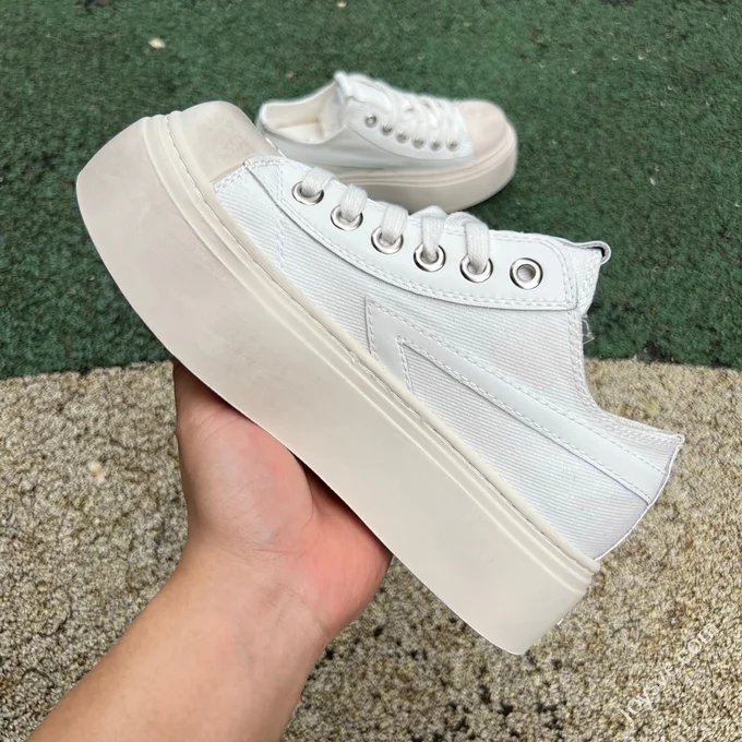 SMFK Garden Vintage Skate Low Flower Series Low Top Platform Sneakers