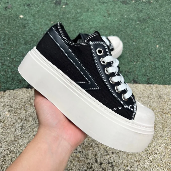 SMFK Garden Vintage Skate Low Flower Series Low Top Platform Sneakers