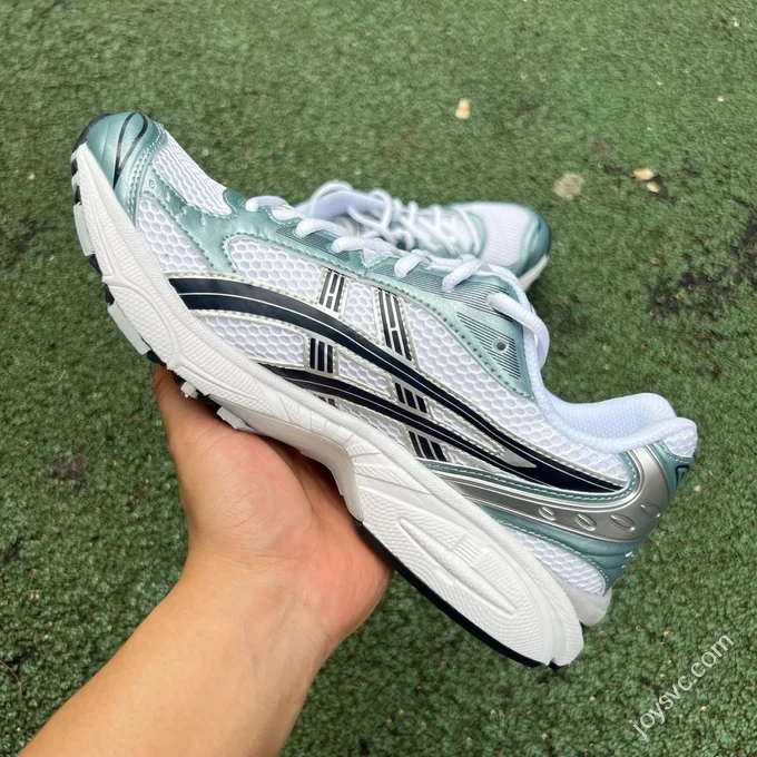 President Pure Original Asics Gel-Kayano 14 White Green Silver Running Shoes 1203A537-106