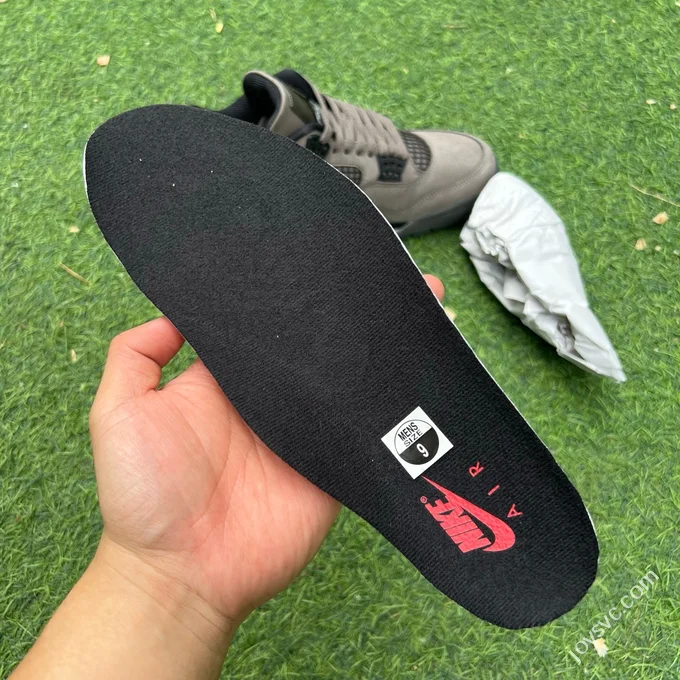 T1 Pure Original AJ4 Cave Stone Grey Black Sneakers FV5029-200