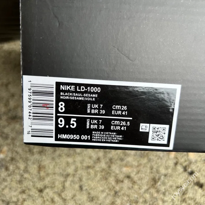 Nike LD-1000 Black White Low Top Casual Running Shoes HM0950-001