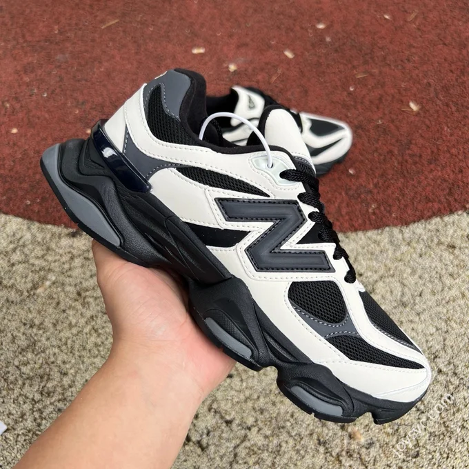 Pure Original New Balance NB9060 White Black Running Shoes U9060ZBS