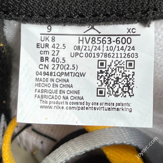 LJR Version AJ1 Union LA High Top White Red Grey HV8563-600