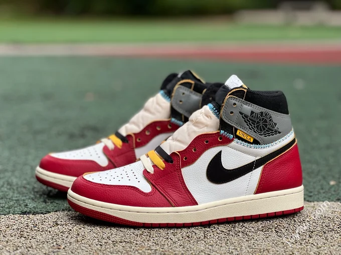 LJR Version AJ1 Union LA High Top White Red Grey HV8563-600