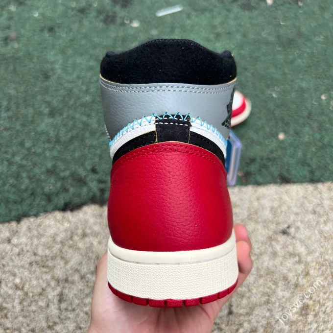 LJR Version AJ1 Union LA High Top White Red Grey HV8563-600