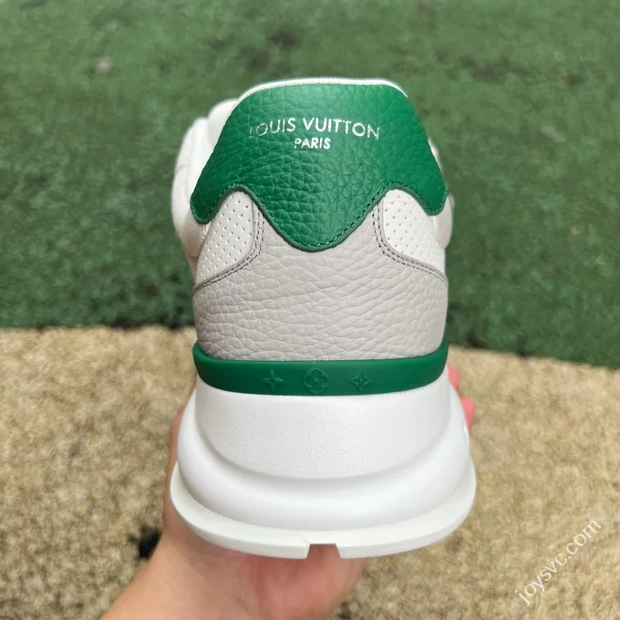 LOUIS VUITTON Classic LV White Grey Green Sneakers
