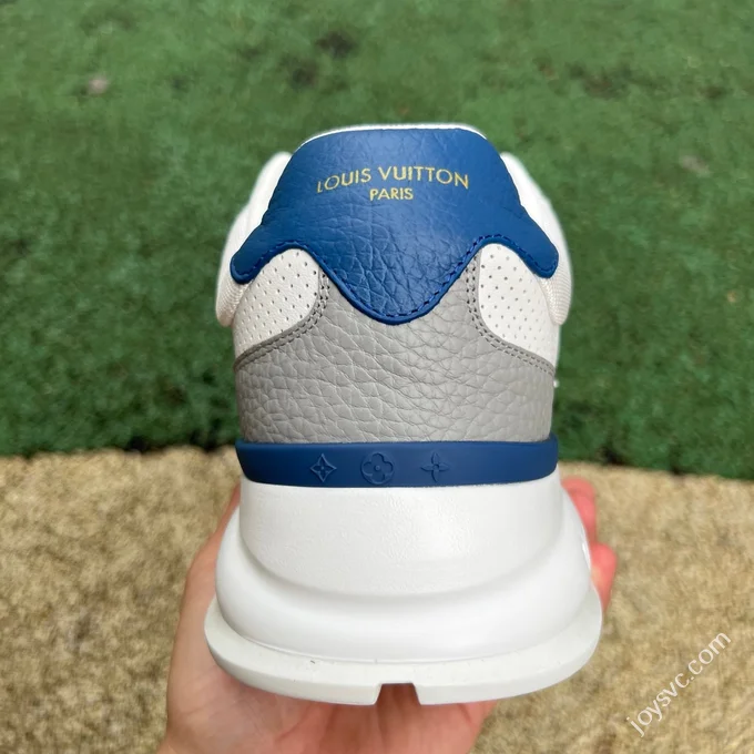 LOUIS VUITTON Classic LV White Grey Blue Sneakers