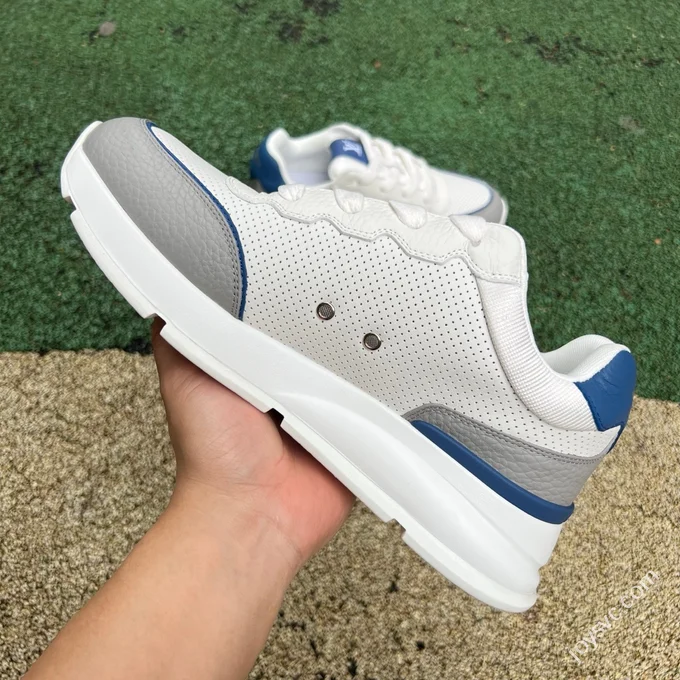 LOUIS VUITTON Classic LV White Grey Blue Sneakers