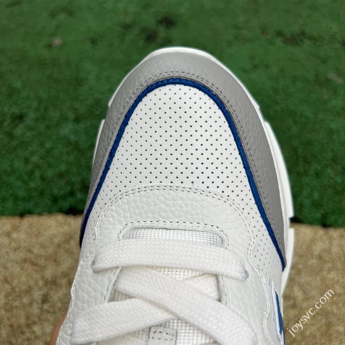 LOUIS VUITTON Classic LV White Grey Blue Sneakers