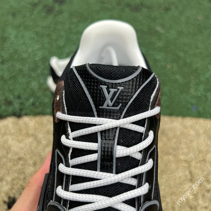 LOUIS VUITTON Olympia LV Black White Brown Sneakers