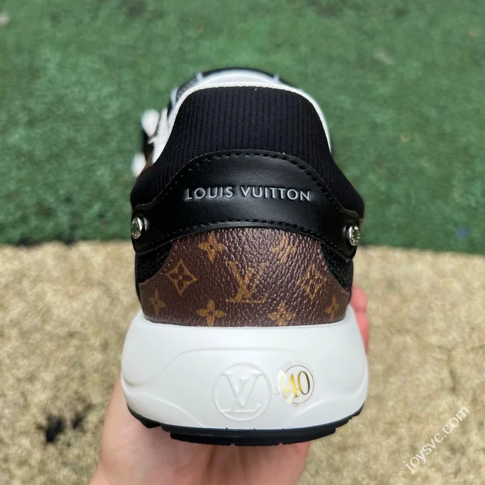 LOUIS VUITTON Olympia LV Black White Brown Sneakers