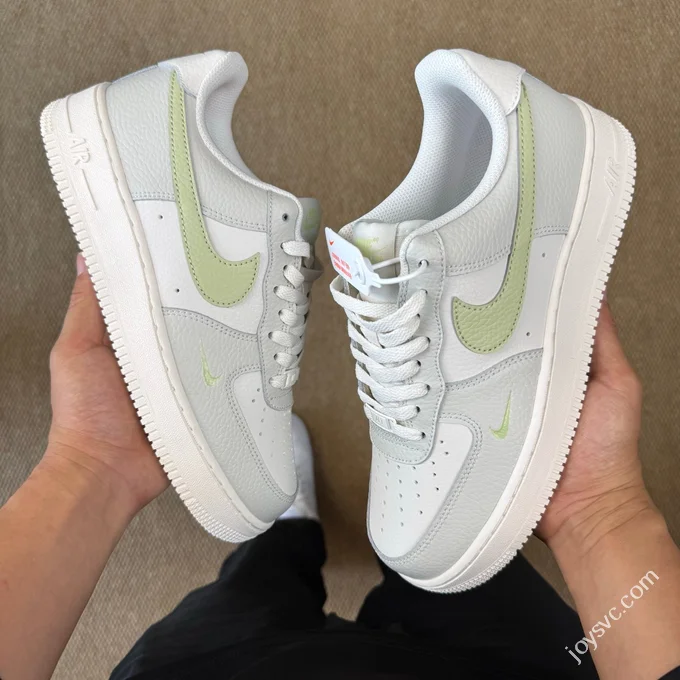 3A Pure Original Air Force 1 AF1 White Grey Green Sneakers IB3881-001