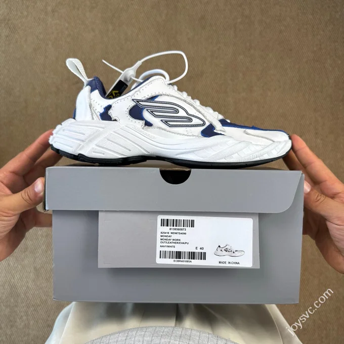 VG Pure Original Balenciaga 16th Generation Monday White Dark Blue WDWTS4090