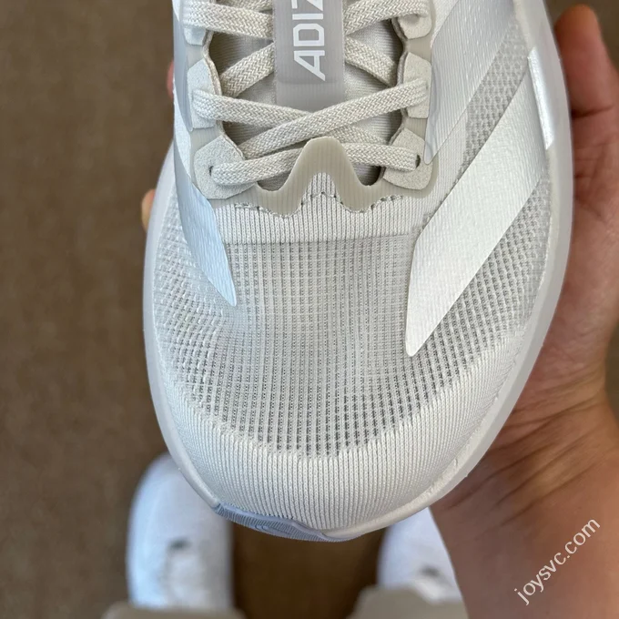 AD Adizero Evo SL Adidas Marathon Running Shoes Halo Silver JR3419