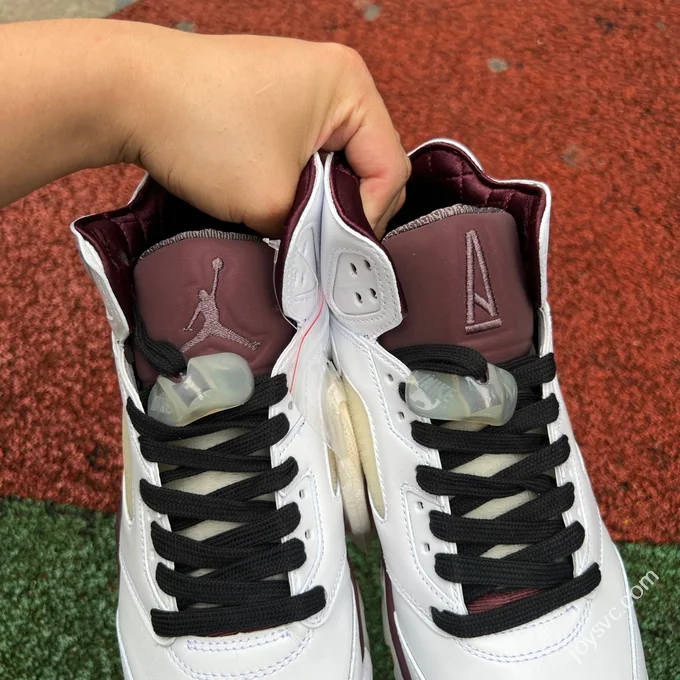 A Ma Maniére x Air Jordan 5 White Red Black IB1528-100