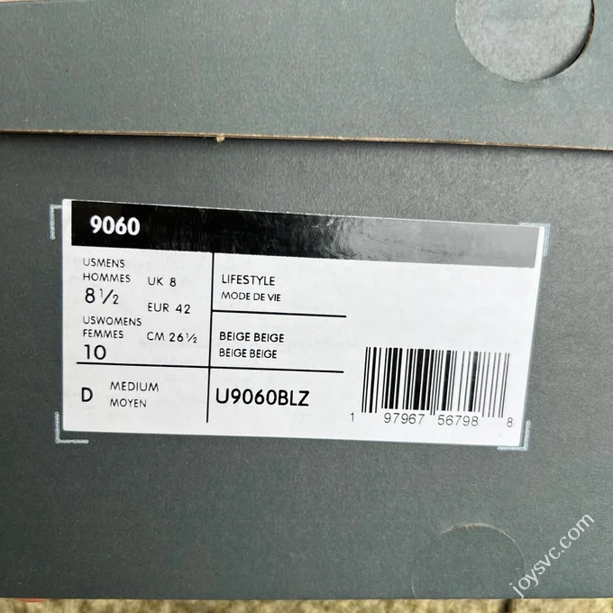 Pure Original New Balance NB9060 Black White Running Shoes U9060BLZ