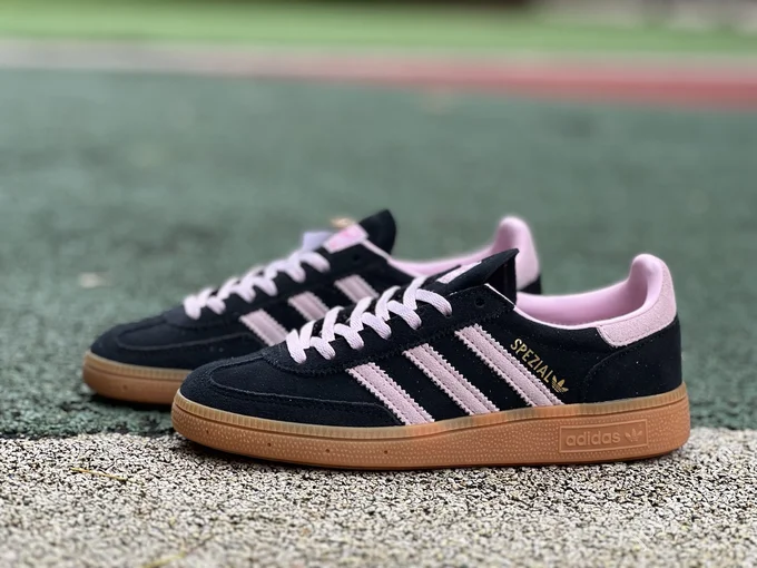 Adidas Handball Spezial Black Pink Classic Low Top Sneakers IE5897