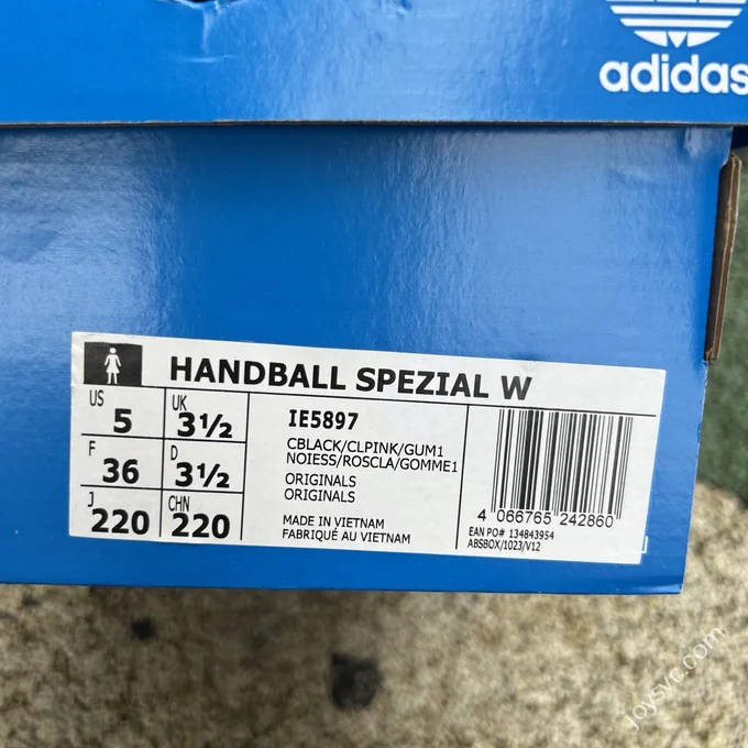 Adidas Handball Spezial Black Pink Classic Low Top Sneakers IE5897