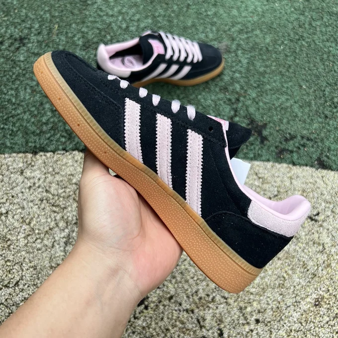Adidas Handball Spezial Black Pink Classic Low Top Sneakers IE5897