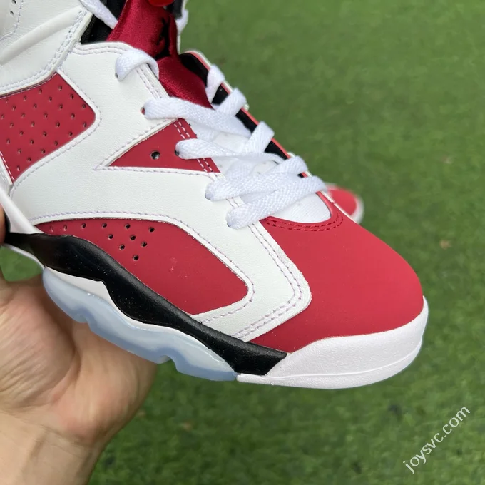Y Pure Original Air Jordan 6 Carmine White Red CT8529-106