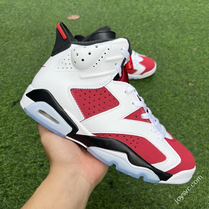 Y Pure Original Air Jordan 6 Carmine White Red CT8529-106