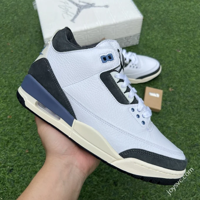 T1 Pure Original AJ3 A Ma Maniére White Grey Blue OG HV8571-100