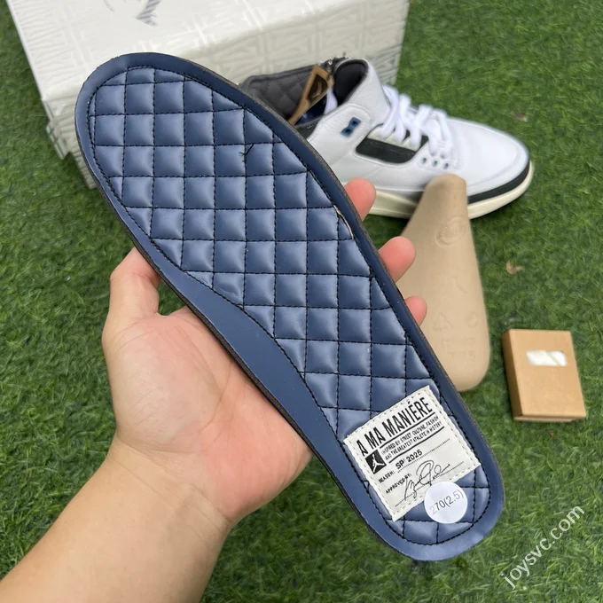 T1 Pure Original AJ3 A Ma Maniére White Grey Blue OG HV8571-100