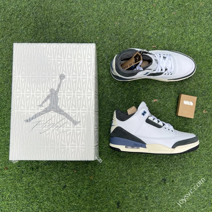 T1 Pure Original AJ3 A Ma Maniére White Grey Blue OG HV8571-100
