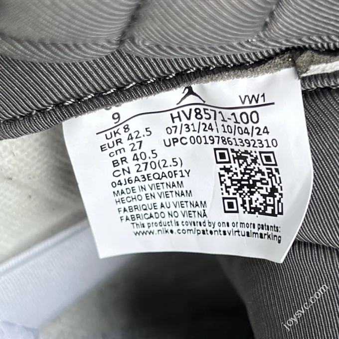 T1 Pure Original AJ3 A Ma Maniére White Grey Blue OG HV8571-100