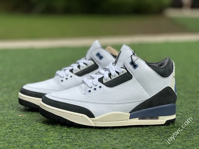 T1 Pure Original AJ3 A Ma Maniére White Grey Blue OG HV8571-100