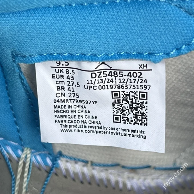 LJR Version AJ1 UNC Reimagined Distressed DZ5485-402