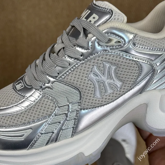 MLB Chunky Jogger Dad Shoes Standard Silver/Beige 3ASHW045N (GP001)