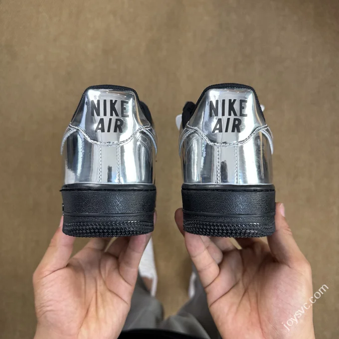 3A Pure Original Air Force 1 AF1 Black Silver Sneakers HF2885-001