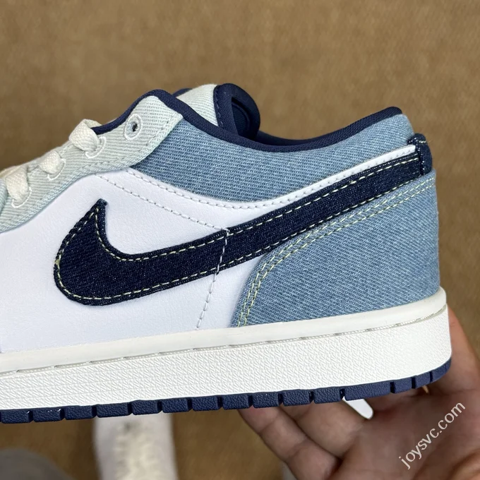 DT Pure Original AJ1 Low Denim White Blue IH0648-141