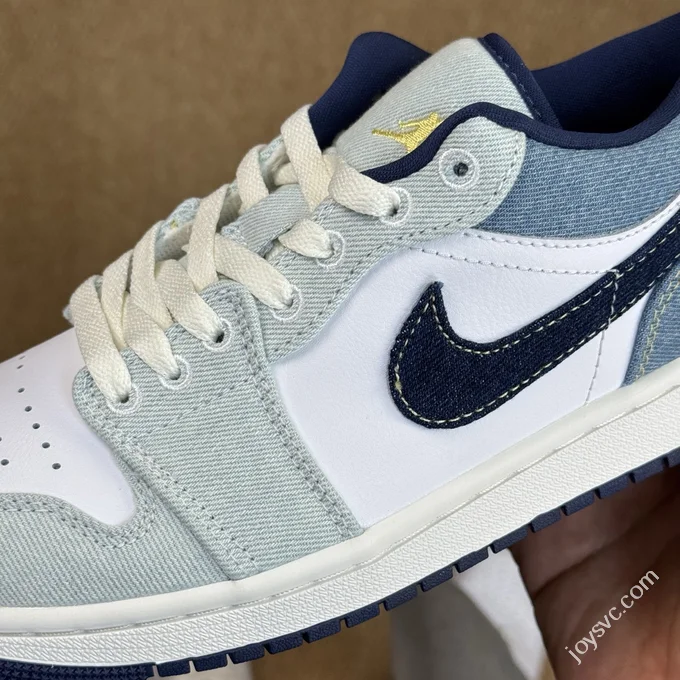 DT Pure Original AJ1 Low Denim White Blue IH0648-141