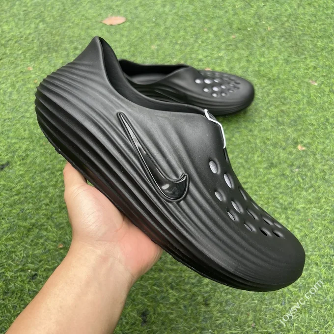 LW Pure Original Nike ReactX Rejuven8 Black Soul Green Clogs HV5060-00