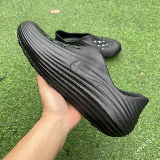 LW Pure Original Nike ReactX Rejuven8 Black Soul Green Clogs HV5060-00