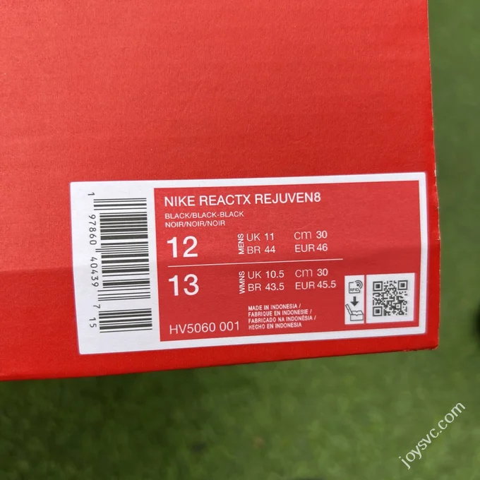LW Pure Original Nike ReactX Rejuven8 Black Soul Green Clogs HV5060-00