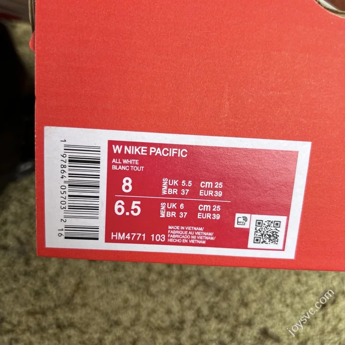 Nike Pacific Soft Comfortable White Grey Gum Sole HM4771-103